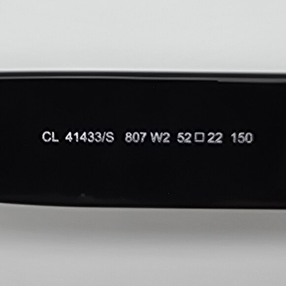 Celine CL41433/S 807 Black Frame Grey Gradient Lens Oversized Sunglasses w/ Case - Picture 8 of 15